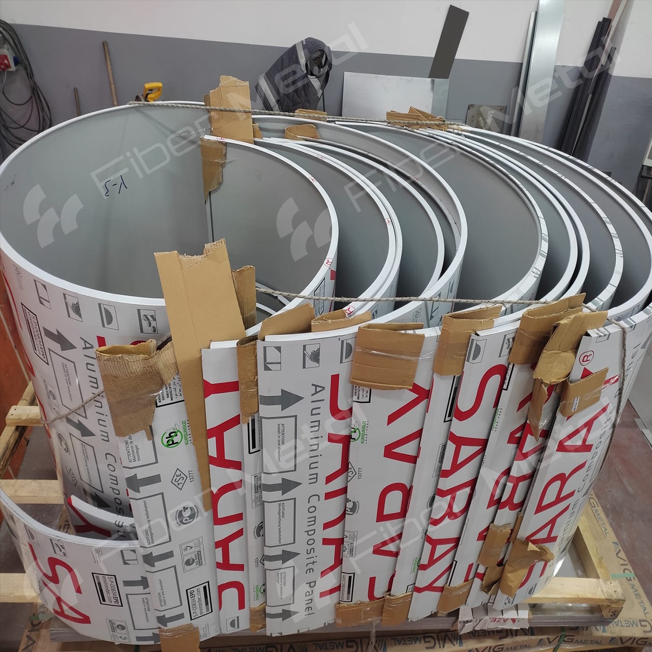 Kompozit  Panel Levha Silindir Büküm Kompozit Panel Levha Silindir Büküm
